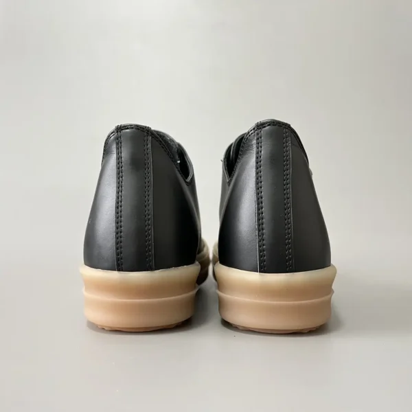 Rick Owens Low cut lace up black apricot Converse. - Image 5