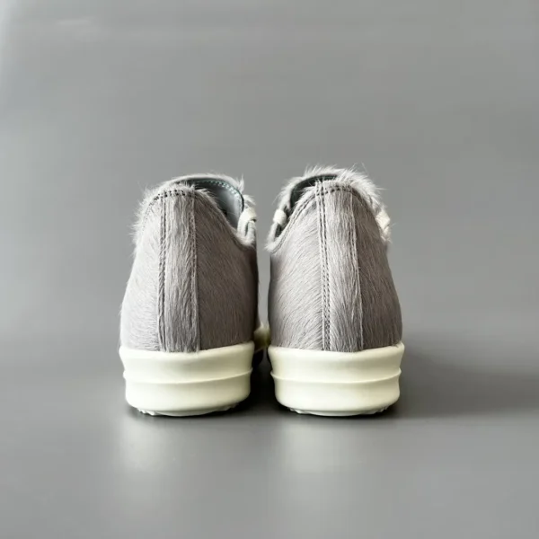 Rick Owens gray horsehair Low cut tie. - Image 5