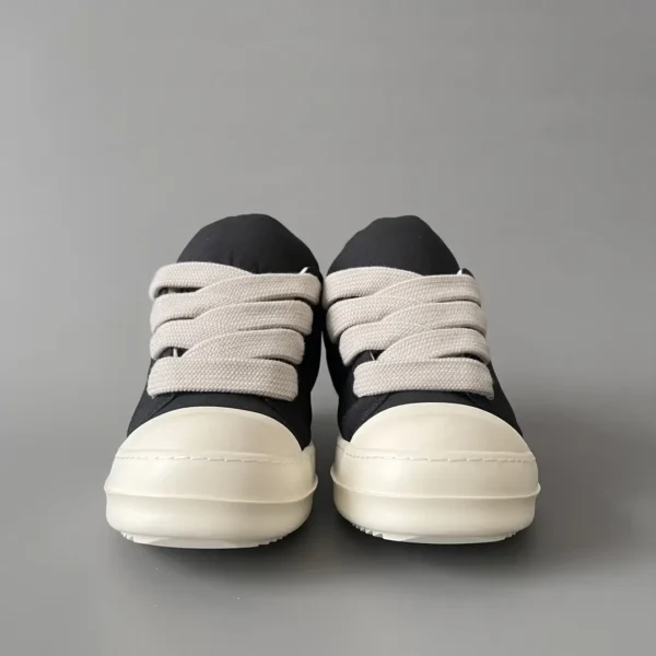 RickOwens DRKSHDW Low cut canvas bread shoes. - Image 2