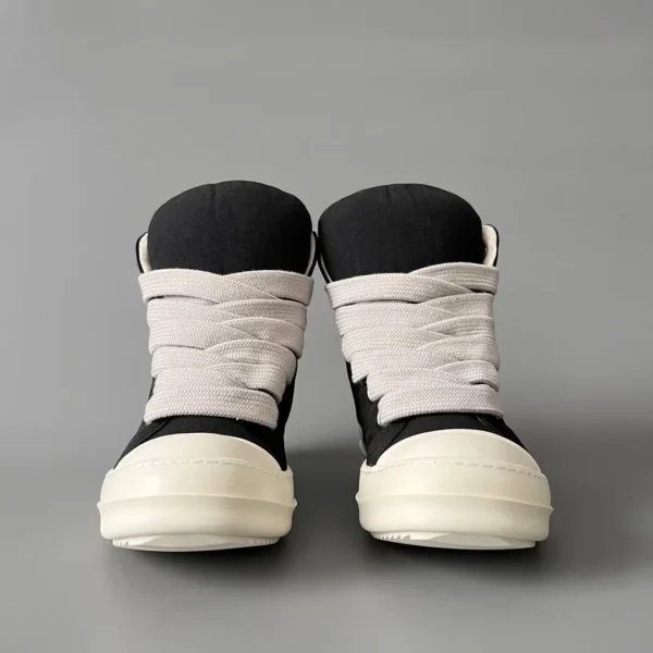 RickOwens DRKSHDW high top canvas bread shoes.
number - Image 2