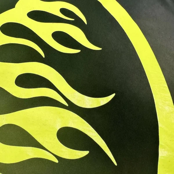 HELLSTAR Fluorescent Yellow S-Logo Black Short Sleeve - Image 10