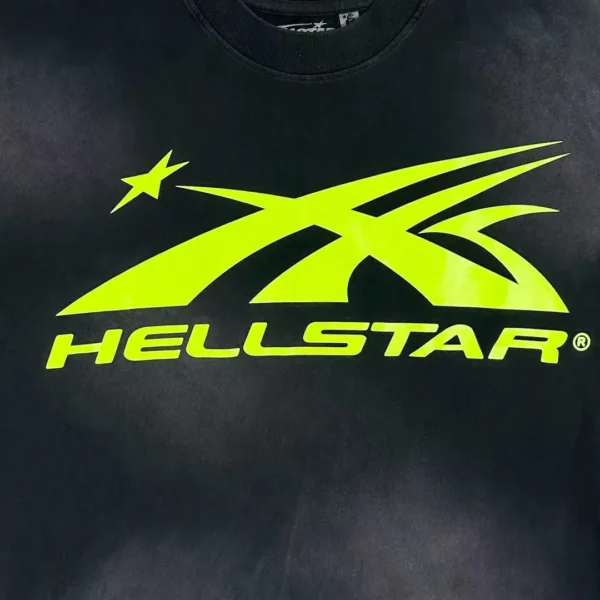 HELLSTAR Fluorescent Green S-Logo Black - Image 4