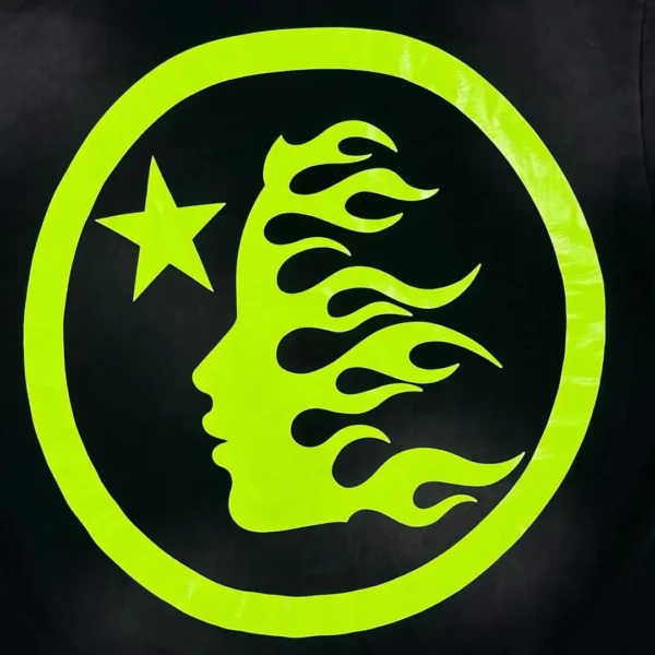 HELLSTAR Fluorescent Green S-Logo Black - Image 9