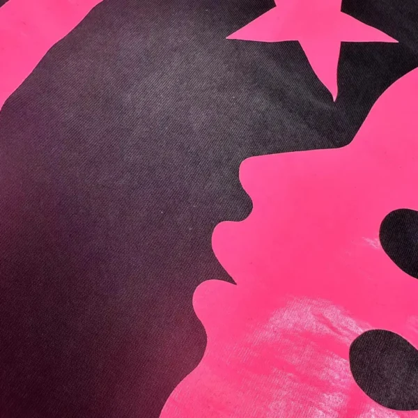 HELLSTAR Pink S-Logo Black Short Sleeve - Image 10