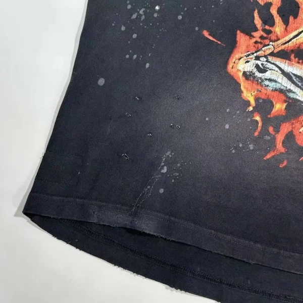 HELLSTAR Flame Skull PEACE Short Sleeve - Image 8