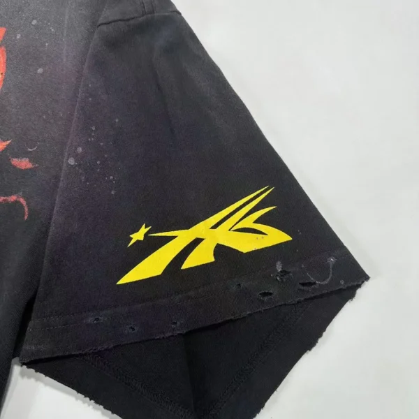 HELLSTAR Flame Skull PEACE Short Sleeve - Image 9