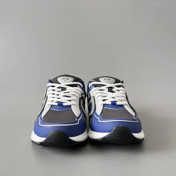 Dior B   Low cut Sports and Leisure Shoes Black and Blue Couple's Style - Image 2