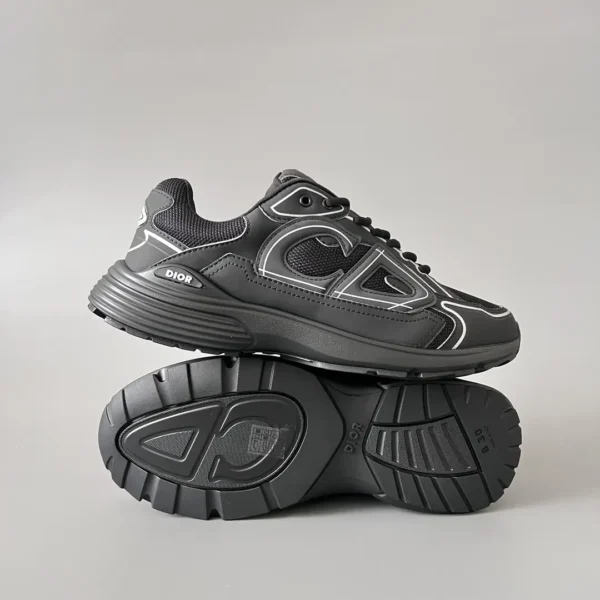 Dior B   Low cut sports and casual shoes, black couple style - Image 6