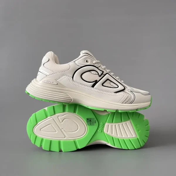Dior B   Low cut sports and casual shoes in beige for couples - Image 6