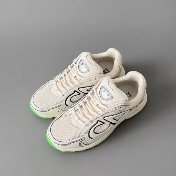 Dior B   Low cut sports and casual shoes in beige for couples - Image 8