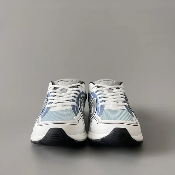 Dior B   Low cut sports and casual shoes in blue and gray for couples - Image 2