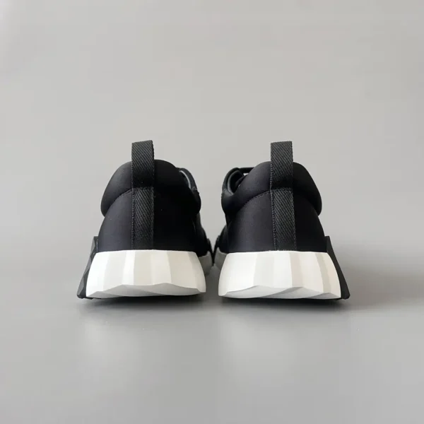 Hermes Bouncing Low cut round toe lace up casual shoes black - Image 5