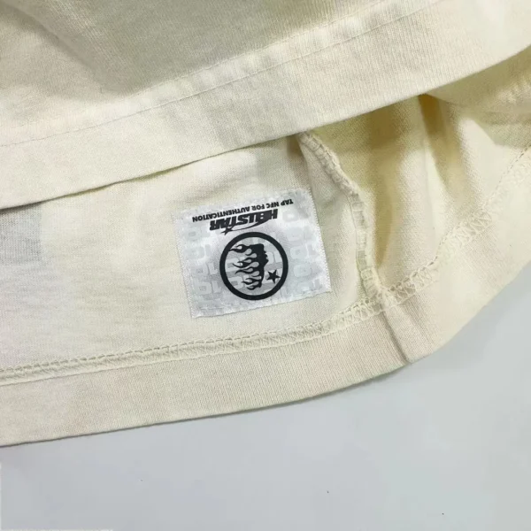 Hellstar beige helmet short sleeved shirt - Image 13