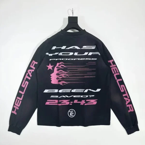 HELLSTAR Black QR Code Jesus Long Sleeve - Image 2