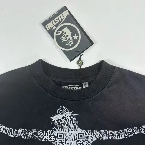 HELLSTAR Black QR Code Jesus Long Sleeve - Image 3