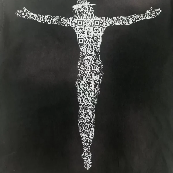 HELLSTAR Black QR Code Jesus Long Sleeve - Image 4