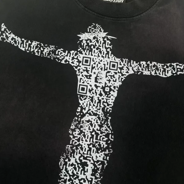 HELLSTAR Black QR Code Jesus Long Sleeve - Image 5