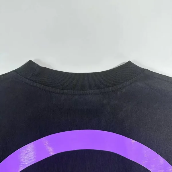 HELLSTAR Purple S-Logo Black Short Sleeve - Image 8