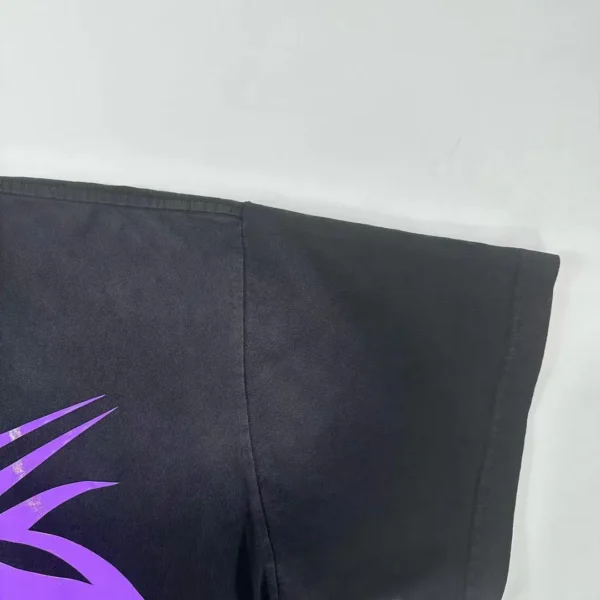 HELLSTAR Purple S-Logo Black Short Sleeve - Image 7
