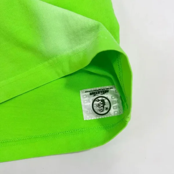 HELLSTAR Fluorescent Green 11th Warm Up Short Sleeve - Image 11