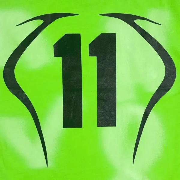 HELLSTAR Fluorescent Green 11th Warm Up Short Sleeve - Image 8