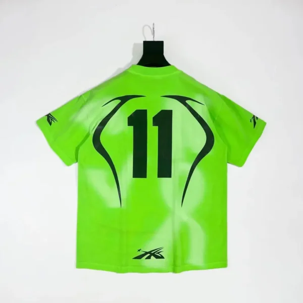 HELLSTAR Fluorescent Green 11th Warm Up Short Sleeve