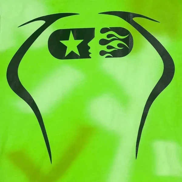 HELLSTAR Fluorescent Green 11th Warm Up Short Sleeve - Image 4