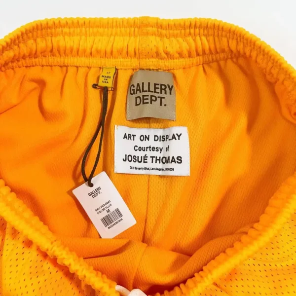 Gallery Depot. Yellow Venice Basketball Shorts  0287 - Image 7