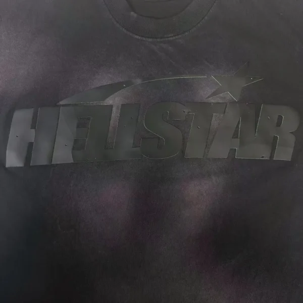 HELLSTAR Black Green Crack Eggshell Short Sleeve - Image 4