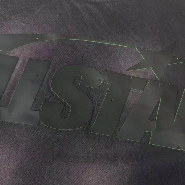 HELLSTAR Black Green Crack Eggshell Short Sleeve - Image 5