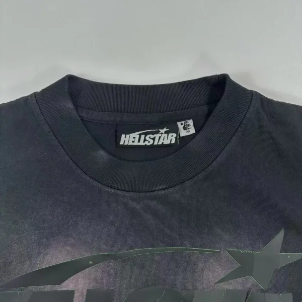 HELLSTAR Black Green Crack Eggshell Short Sleeve - Image 3