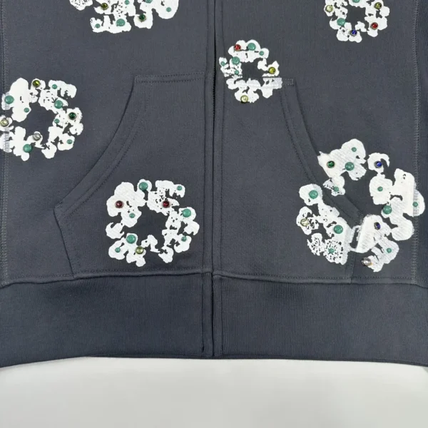Denim Tears Gemstone Zipper Hoodie - Image 8