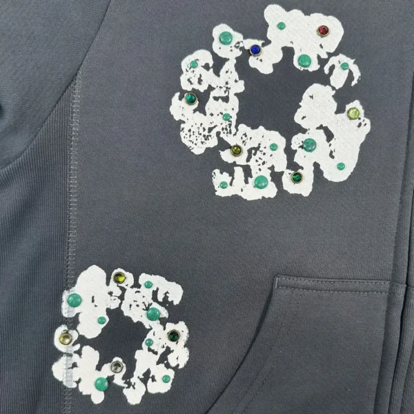 Denim Tears Gemstone Zipper Hoodie - Image 6