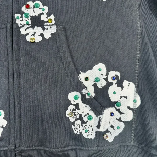 Denim Tears Gemstone Zipper Hoodie - Image 7