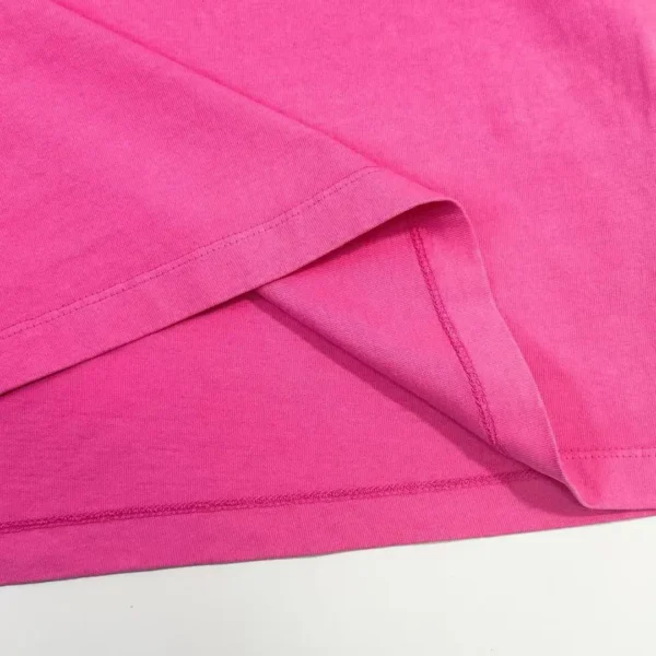 Denim Tears Pink Flower Logo Short Sleeve 0631 - Image 6