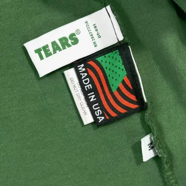 Denim Tears Green Flower Logo Short Sleeve - Image 8
