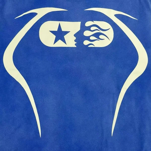Hellstar Blue 11th Warm Up Short Sleeve - Image 4