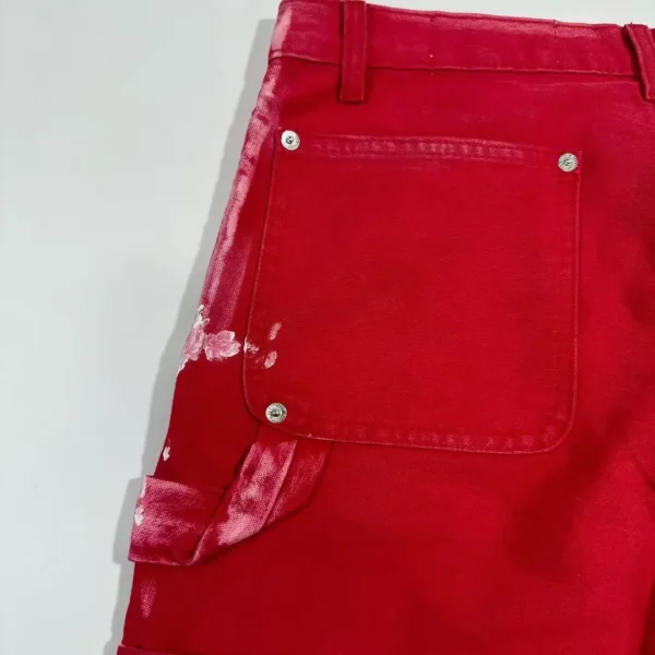 Gallery Depot. Red Splash Ink Woodcutter Jeans   031 - Image 12