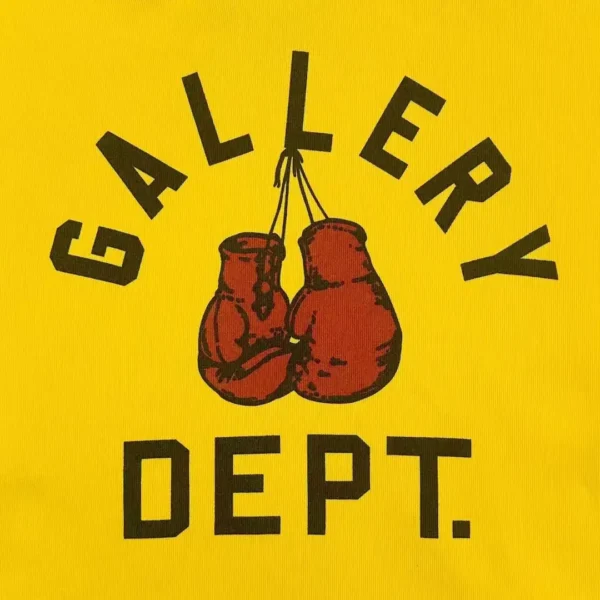 Gallery Depot. Yellow Boxing Size Hoodie   0663 - Image 5