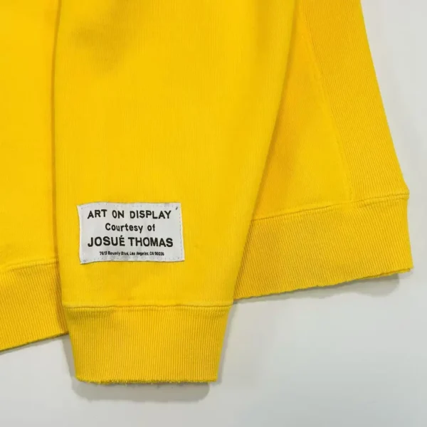 Gallery Depot. Yellow Boxing Size Hoodie   0663 - Image 7