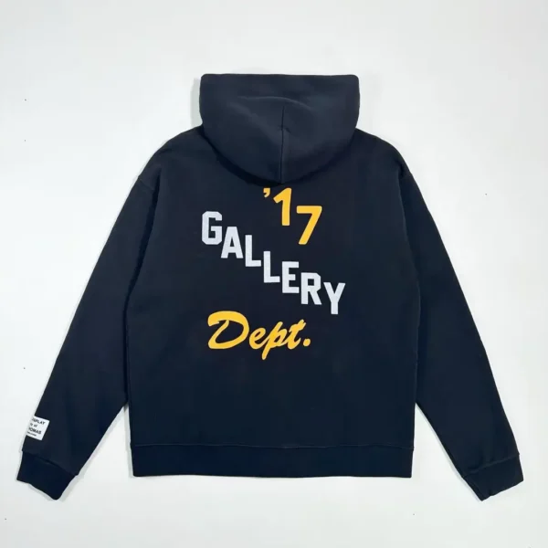 Gallery Depot. Black Boxing Gloves Zipper Hoodie   0512 - Image 2
