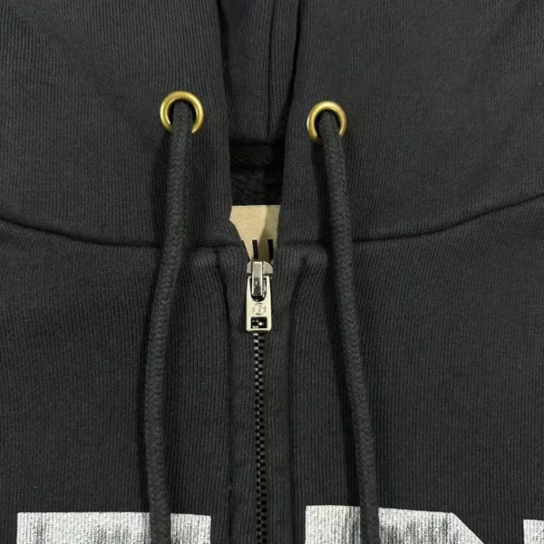 Gallery Depot. Black Boxing Gloves Zipper Hoodie   0512 - Image 4
