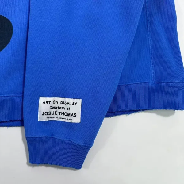 Gallery Depot. Blue Boxing Glove Size Hoodie   0641 - Image 7