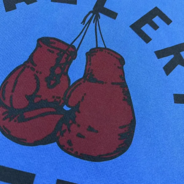 Gallery Depot. Blue Boxing Glove Size Hoodie   0641 - Image 5