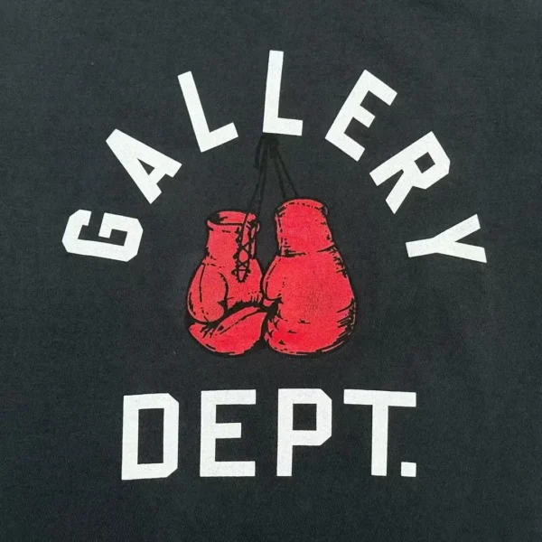 Gallery Depot. Black Boxing Gloves Short Sleeves - Image 4