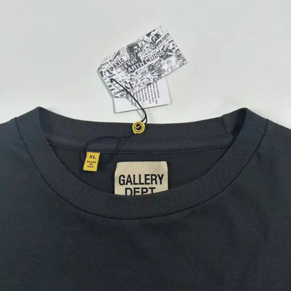 Gallery Depot. Black and Red GYM Logo Short Sleeve - Image 3