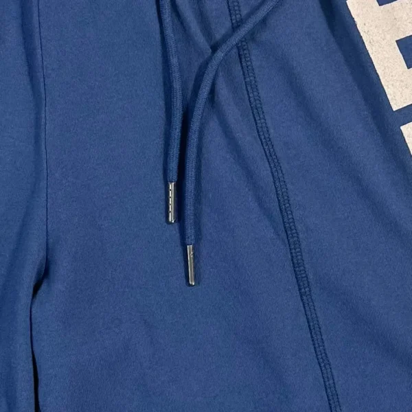 Gallery Depot. Blue Side Letter Fitness Shorts   0669 - Image 4