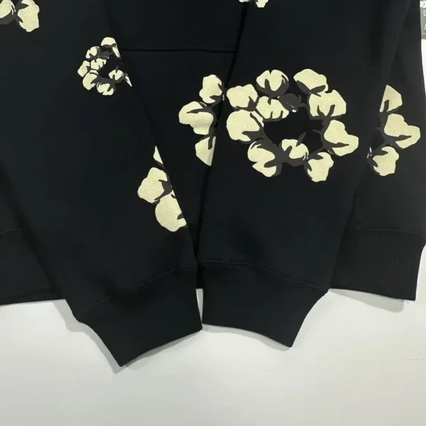 Denim Tears CPFM Black Branch Leaf Cotton Hat - Image 10
