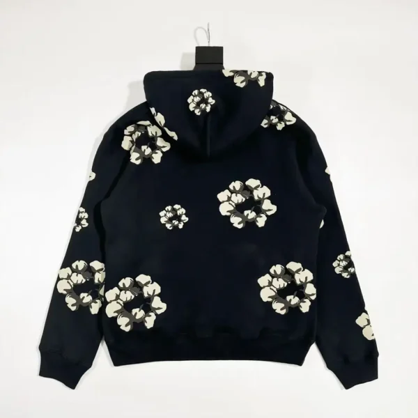 Denim Tears CPFM Black Branch Leaf Cotton Hat - Image 2