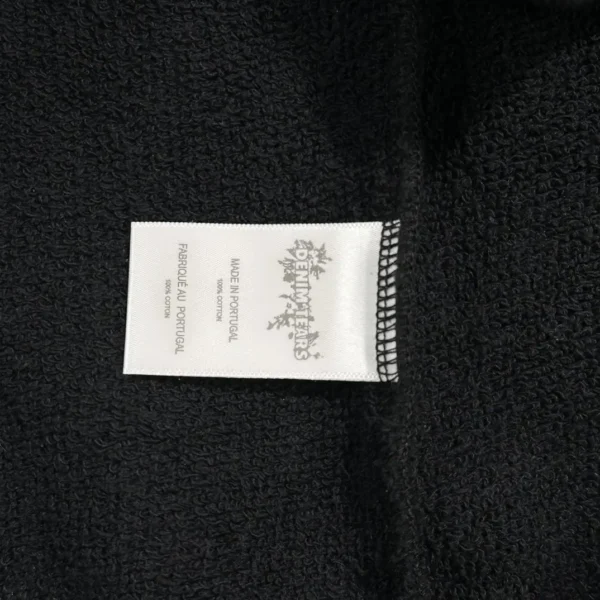 Denim Tears CPFM Black Branch and Leaf Cotton Flower Sanitary Pants - Image 9